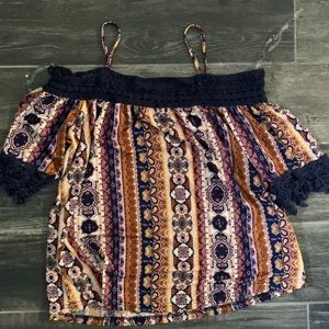 Off the shoulder shirt